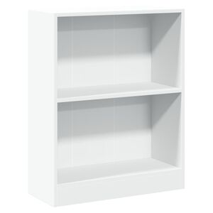 vidaXL Bokhylle hvit 60x24x76 cm konstruert tre