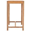 vidaXL Utendørs barbord 110x60x105 cm heltre teak