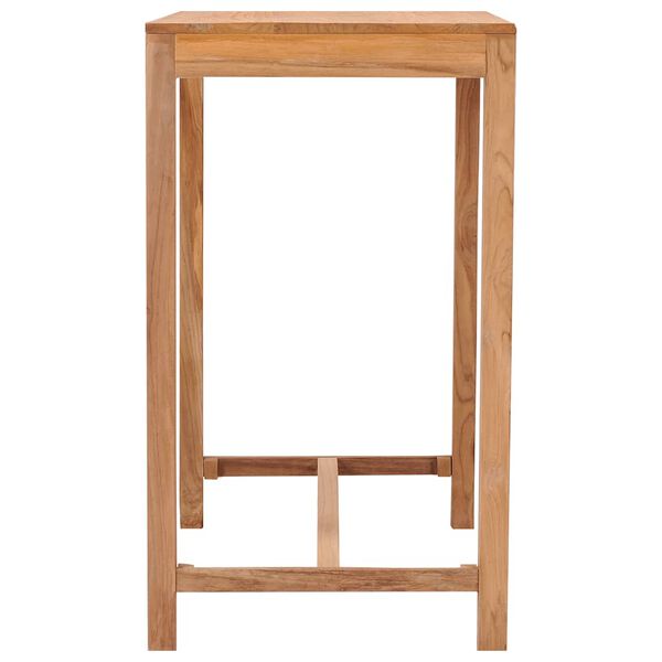 vidaXL Utendørs barbord 110x60x105 cm heltre teak
