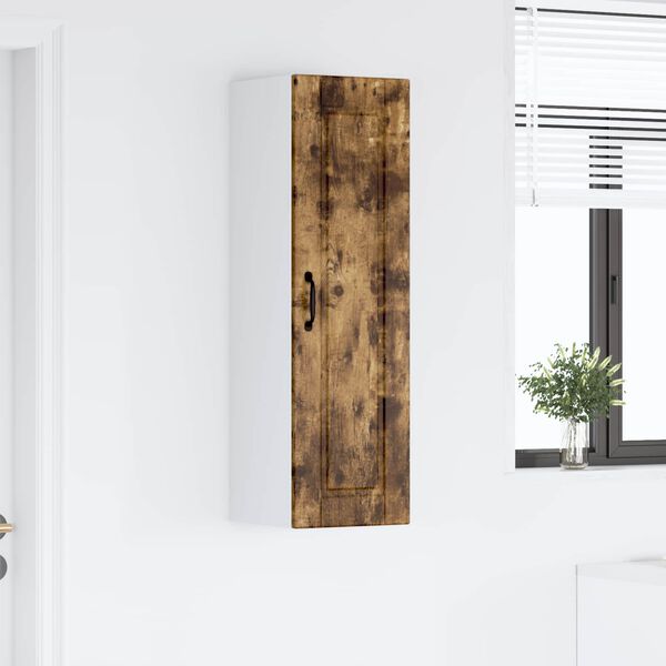 vidaXL Kj&oslash;kkenskap med hylle R&oslash;kt eik 30 x 31 x 100 cm Konstruert tre