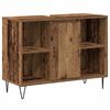 vidaXL Baderomsskap med hylle Gamle tre 80 x 33 x 60 cm Konstruert tre