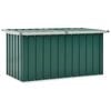vidaXL Oppbevaringsboks for hagen gr&oslash;nn 129x67x65 cm