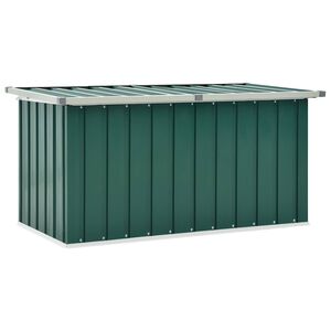 vidaXL Oppbevaringsboks for hagen gr&oslash;nn 129x67x65 cm