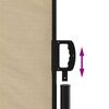 vidaXL Uttrekkbar sidemarkise 220x1200 cm beige