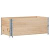 vidaXL Plantekasse 100x50 cm heltre furu
