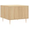 vidaXL Salongbord sonoma eik 50x50x40 cm konstruert tre