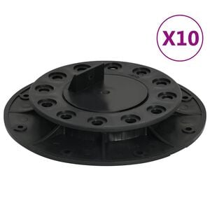 vidaXL Justerbare terrassef&oslash;tter 10 stk 20-30 mm