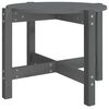 vidaXL Salongbord gr&aring; &Oslash; 62,5x45 cm heltre furu