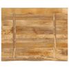vidaXL Bordplate 100x80x3,8 cm naturlig kant grovt heltre mangotre