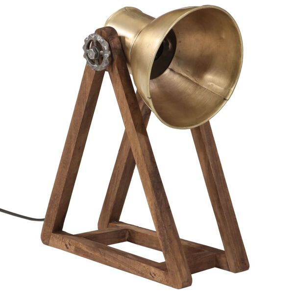 vidaXL Skrivebordslampe 25 W antikk messing 30x17x40 cm E27