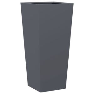 vidaXL Plantekasse antrasitt 35x35x75 cm st&aring;l