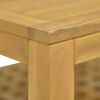 vidaXL Salongbord 60x60x40 cm heltre teak