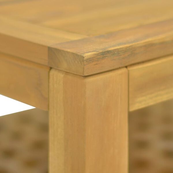 vidaXL Salongbord 60x60x40 cm heltre teak