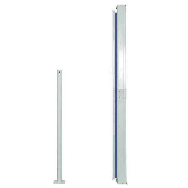 vidaXL Uttrekkbar sidemarkise 160 x 500 cm blå