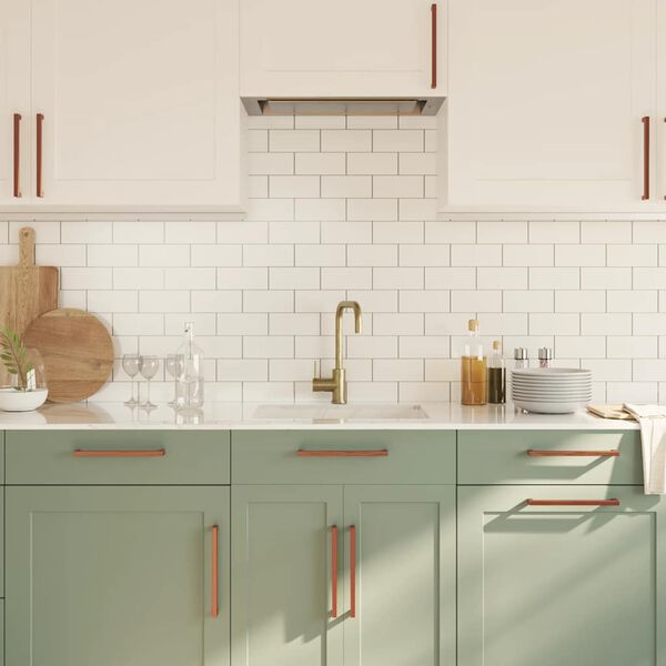 vidaXL Skaph&aring;ndtak 5 stk bronse 224 mm rustfritt st&aring;l