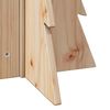 vidaXL Juletre av tre til pynt 69,5 cm heltre furu