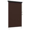 vidaXL Rullegardin Brun 60 x 250 cm Stoff og Aluminium