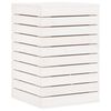 vidaXL Skittent&oslash;yskurv hvit 44x44x66 cm heltre furu