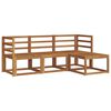 vidaXL Utend&oslash;rs sofa-sett 4 pcs Naturlig