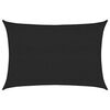vidaXL Solseil 160 g/m&sup2; svart 3,5x5 m HDPE