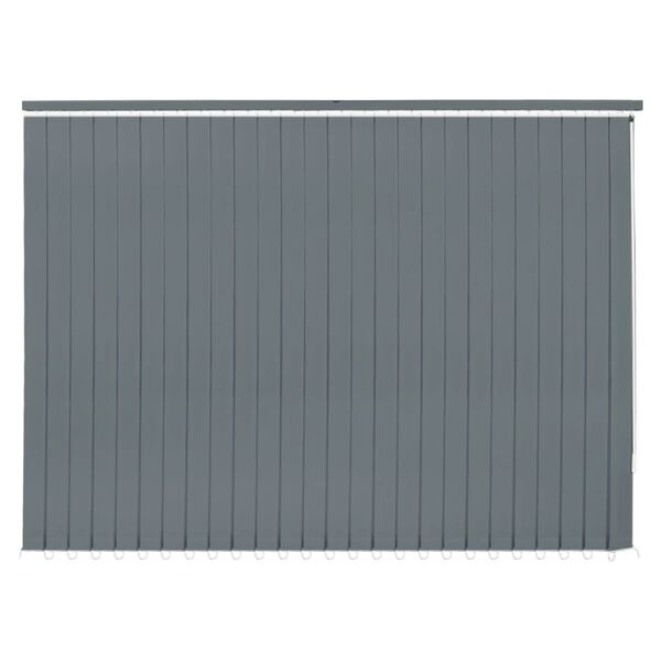 vidaXL Vertikale Persienner Gr&aring; Stoff 150x180 cm
