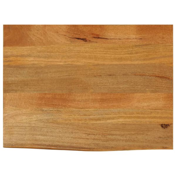 vidaXL Bordplate naturlig kant 90x60x3,8 cm heltre mango