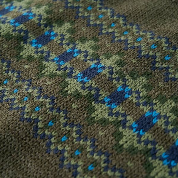 Barnegenser strikket kaki 116