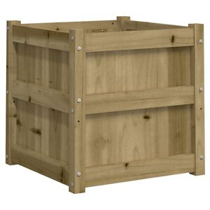 vidaXL Plantekasser 50x50x50 cm impregnert furu
