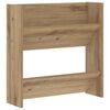 vidaXL Sko Skap med hylle Artisan Eik 60 x 18 x 60 cm Konstruert tre