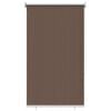vidaXL Utend&oslash;rs Rullegardin 90% UV-blokk Gr&aring;brun 80 x 230 cm HDPE