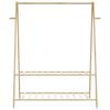 vidaXL Klesstativ med hyller 132x45,5x150,5 cm bambus