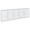 vidaXL Gabionkurv med deksel 500x50x150 cm galvanisert jern