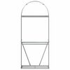 vidaXL Vedholder antrasitt 80x45x190 cm galvanisert st&aring;l