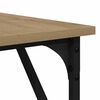 vidaXL Skrivebord Artisan Eik 149 x 149 x 75 cm Konstruert tre