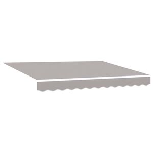 vidaXL Reserveduk til markise Lysegr&aring; 280 x 245 cm Polyester
