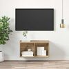 vidaXL TV-benksett Artisan Eik 37 x 37 x 72 cm Konstruert tre