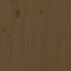 vidaXL Veggmontert hodegavl honningbrun 166x3x60 cm heltre furu