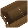 vidaXL Plantekasse honningbrun 77x25x66 cm heltre furu