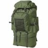 vidaXL Ryggsekk Milit&aelig;rstil XXL 100 L Gr&oslash;nn