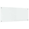 vidaXL Kj&oslash;kkenbakplate Gjennomsiktig 120 x 50 cm herdet glass