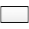 vidaXL Baderomsspeil svart 60x1,5x37 cm sponplate