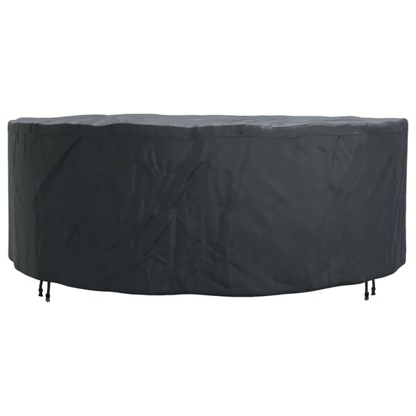 vidaXL Trekk til utem&oslash;bler Svart 244 x 244 x 85 cm 600D Oxford-stoff