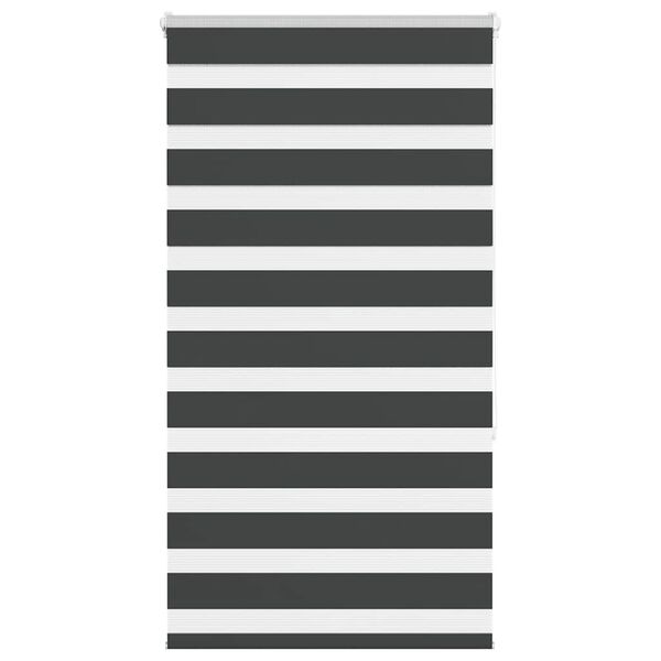 vidaXL Sebragardin svart 90x150 cm stoff bredde 85,9 cm polyester