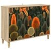 vidaXL Serviesskap ZAANDAM Sonoma 102 x 33 x 75 cm Konstruert tre