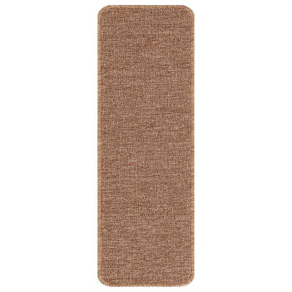 vidaXL Anti-skli Trapematter Lateks bakgrunn 15 pcs Gul 60 x 25 cm PP