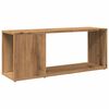 vidaXL TV-benk artisan eik 80x24x32cm konstruert tre