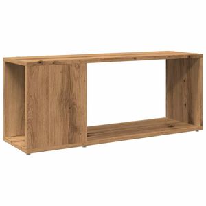 vidaXL TV-benk artisan eik 80x24x32cm konstruert tre