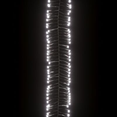 vidaXL LED-strenglys med 3000 lysdioder kaldhvit 23 m PVC