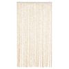 vidaXL Fluegardin beige og hvit 100x220 cm chenille
