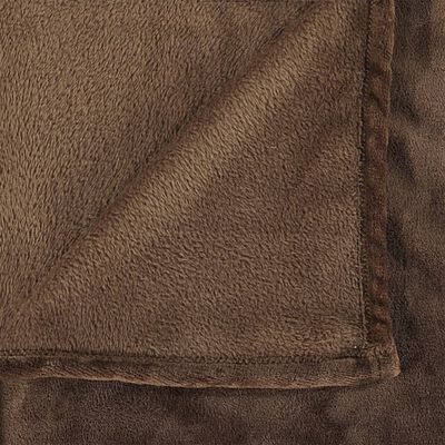 vidaXL Teppe kakaobrun 130x170 cm polyester